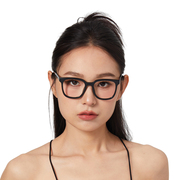 南乌nanwu素颜大框眼镜质感记忆板材眼镜框，可配定制镜片