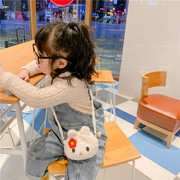 韩版宝宝卡通小兔子儿童背包可爱毛绒时尚女孩外出单肩斜挎零钱包