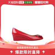 香港直邮Salvatore Ferragamo 蝴蝶结坡跟鞋 0591075NINNA40