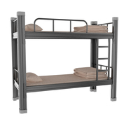 e寝室双人床加厚高低床铁床双层床员工上下铺铁艺床学生宿舍
