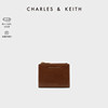 CHARLES＆KEITH简约时尚钱包CK6-10680907短多卡位拉链零钱包女