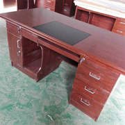 电脑桌喷漆办公桌简约现代桌椅，组合带抽屉，电职员桌子单人