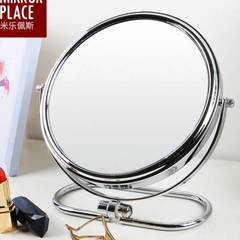 米乐佩斯台式镜化妆镜欧式折叠大号双面镜便携壁挂镜公主镜桌面镜