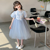 女童连衣裙夏装，2024儿童汉服裙子夏季新中式，小女孩中国风纱裙