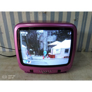 70-80年代复古 老式怀旧 彩色电视机 老旧物件 可播放