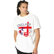 英格兰国家队球迷t恤世界球队杯赛，短袖凯恩福，登球衣纯棉男女上衣