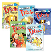英文原版 I Can Read Level 1 Dixie 小狗迪克斯故事系列 第1阶段 5册套装 儿童启蒙英语辅导故事书 英文版 进口英语原版书籍