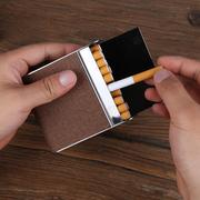 香烟盒20支装 烟盒不锈钢烟盒 创意男士烟包 出口品质