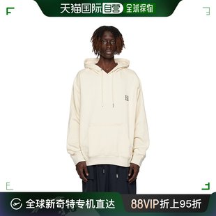 香港直邮潮奢 Wooyoungmi 吴阳米 男士 独家发售米色连帽衫 W223T