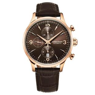 louiserard腕表，手表美国流行时尚男子棕色，皮带腕表