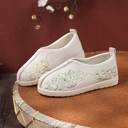 老北京布鞋儿童汉服鞋子男童绣花鞋宝宝手工靴子表演出古装中国风