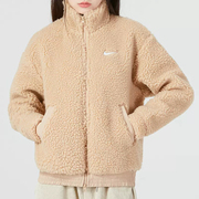 Nike/耐克仿羊羔绒外套女款短款上衣冬款保暖夹克DR5629-200
