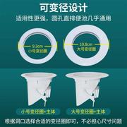 厕所防臭堵臭器蹲坑式堵孔塞子家用卫生间蹲便器便池盖防返臭神器