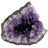 天然乌拉圭紫水晶晶簇聚宝盘摆件小块紫水晶洞钱袋子原石招财摆件