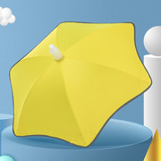 圆角儿童自动雨伞男女孩小学生幼儿园宝宝黑胶防晒小雨伞定制logo