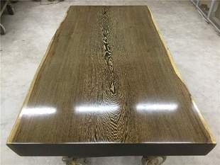 1.8米180-92-10非洲鸡翅木，大板实木茶台餐桌原木红木，茶桌老板办