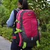 65L双肩包女士玫红色登山包旅行包大容量行李包旅游背包防水