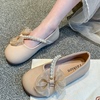 女童皮鞋软底夏季女宝韩版儿童，公主鞋童鞋，时尚女孩豆豆鞋子