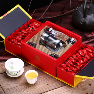 中秋送礼送玲珑壶茶具，1壶4杯铁观音，浓香型乌龙茶茶叶礼盒装