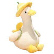 可爱黄色小鸭子公仔玩偶，大白鹅布偶，娃娃毛绒玩具超软抱枕生日礼物