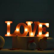 Led连体字母Love灯浪漫约会求婚表白派对装饰造型灯