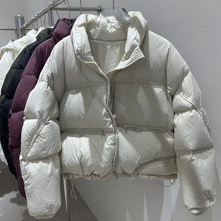 2023小款韩版短款羽绒服女立领宽松加厚保暖小个子大码外套冬