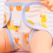 婴儿卡通隔尿裤质透气防测漏单层宝宝布尿裤棉嘟来嘟玩