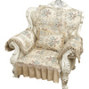欧式沙发坐垫蕾丝坐椅垫双贵妃沙发垫套罩组合客厅布艺靠背巾防滑