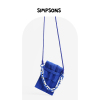 simpsons原创小小方包手机袋斜跨包女小包袋针织撞色款创意百搭包