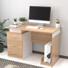 高档美宜德曼电脑桌1.2米左三抽柜升级款简约办公台式职员桌家用