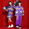 2023汉服套装中国风唐装女童旗袍演出服儿童运动会开幕式服装