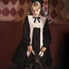 喵之原创圣歌十字lolita连衣裙，op修女洛丽塔，长袖黑色doll女仆装