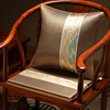 新中式夏季坐垫椅子垫圈椅餐椅垫实木沙发凉席太师椅茶桌座椅垫子