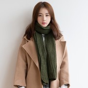 毛线围巾女冬季韩版超长学生，加厚针织大围巾披肩百搭文艺日系