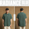 SIMONJAMESCATHCART 锯齿条纹Polo衬衫男RADIANCE-Blue