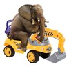 大号儿童挖掘机玩具车可坐可骑男孩挖土机1-3岁宝宝挖挖z机工程车