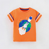 桔色火箭男童纯棉短袖t恤夏季儿童圆领打底衫童装宝宝洋气上衣潮