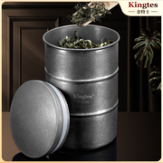 茶叶罐不锈钢便携茶叶盒子咖啡豆，密封罐旅行迷你铁罐子红茶绿茶盒