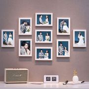 9宫格相框儿童照片墙客厅装饰免打孔相框挂墙组合创意九宫格婚纱