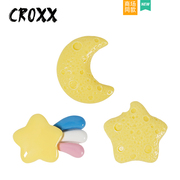 croxx洞洞鞋配饰黄色星球，crocs配饰装饰扣diy鞋花装饰扣卡扣鞋扣