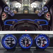 DEFI C2汽车改装仪表蓝粉光 水温机油压力转速机油温度涡轮赛车表