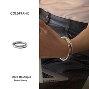 Dare买手店 Coldframe韩国品牌手镯小众原创设计百搭纯银饰品手链