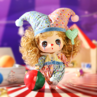 ddung冬己小丑迷糊娃娃 可爱正版洋娃娃玩偶玩具女孩女生生日礼物