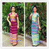 泰少数民族服装民族风女装傣族装茶艺师美容师制服舞演出服西一套