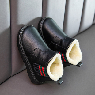 男女童棉鞋宝宝雪地棉靴子，2岁秋冬季小学生，加厚加绒防水棉鞋