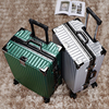 行李箱大容量女旅行箱学生铝框密码箱万向轮静音男拉杆箱登机皮箱