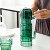 仙人掌造型玻璃杯原色玻璃杯具套装创意水杯，家用喝水杯茶杯礼盒装