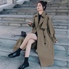2023年风衣女韩系中长款小个子chic设计高级感早秋冬外套大衣常规