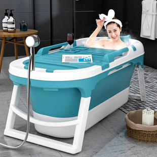 泡澡桶大人可折叠浴缸全身浴桶儿童洗澡盆家用成人汗蒸泡澡神器