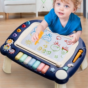 儿童画板彩色磁性写字板一两三周宝宝1-2-3岁男孩4女礼物益智玩具